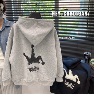 120 男童外套春秋2026新款 潮款 宝宝个性 130 儿童简单大气连帽开衫