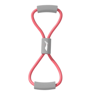 李宁8字拉力器拉力绳弹力带女直角肩开肩美背拉伸神器开瘦背家用