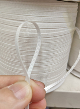 秀江0.3cm罗纹带A5螺纹diy手工蝴蝶结吊牌书签服装包装带320米/筒