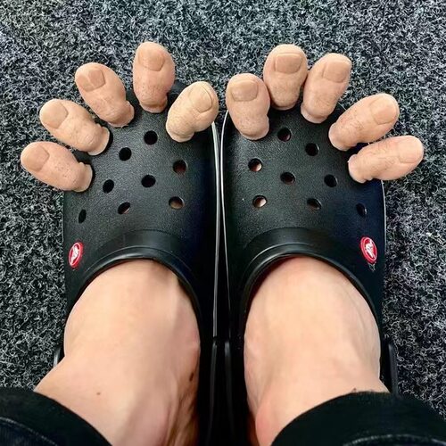 ToeCrocCharm洞洞鞋脚趾搞怪