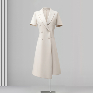 高级感西装连衣裙职业气质夏季面试新款演讲比赛主持人工作服正装