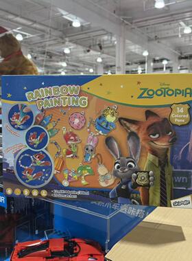开市客代购ZOOTOPIA DIY PAINTING TAGS SE疯狂动物城DIY手绘挂饰