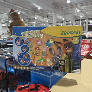 开市客代购ZOOTOPIA DIY PAINTING TAGS SE疯狂动物城DIY手绘挂饰