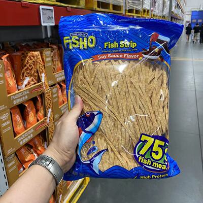 酱油风味Fisho鱼丝咸甜鲜香即食