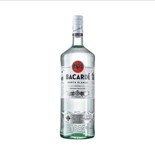 开市客代购 BACARDI百加得白朗姆酒1.5L 鸡尾酒mojito莫吉托洋酒