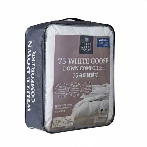 开市客鹅绒被75%大朵白鹅绒被芯