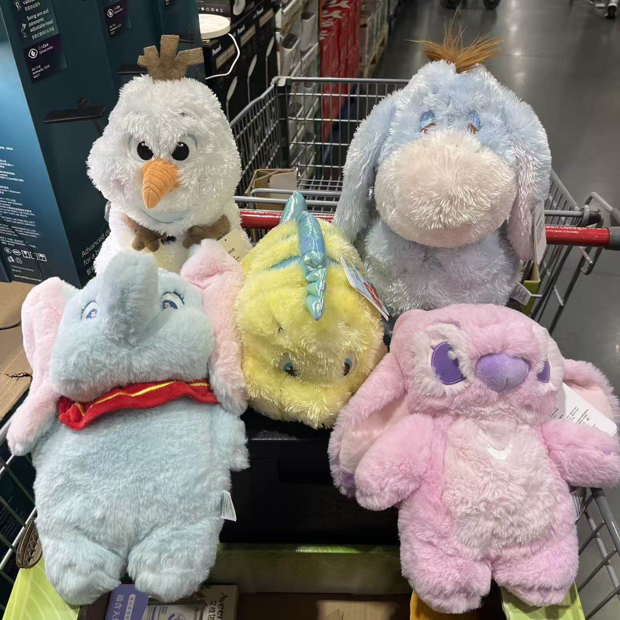 开市客代购 迪士尼可爱玩偶热水袋小飞象 草莓熊 星际宝贝 维尼熊