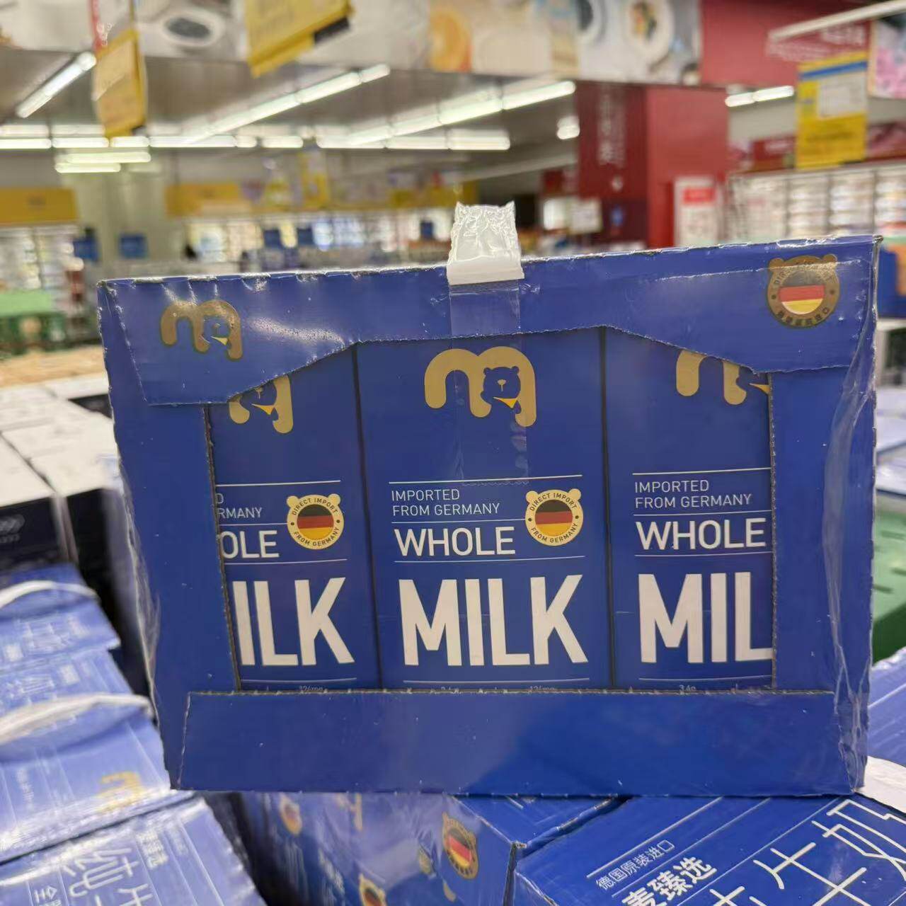 麦臻选全脂牛奶1L*6奶香浓郁