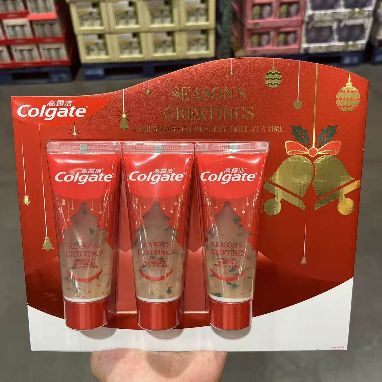 开市客代购 高露洁 圣诞冰爽限定版牙膏95g单支 节日限定清新口腔,洗护清洁剂/卫生巾/纸/香薰,牙膏,淘宝优惠券,粉丝福利购,淘宝优惠卷