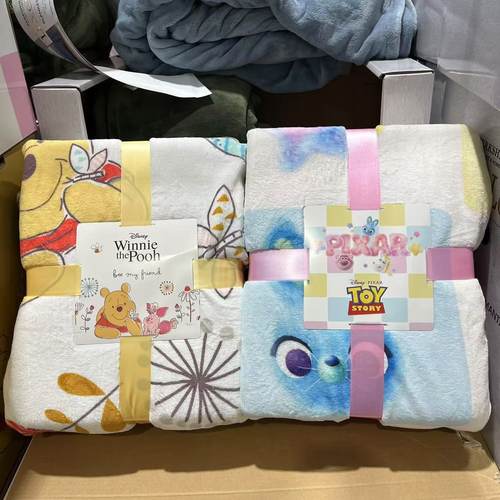 维尼熊迪士尼羊羔绒毯毛毯休闲毯