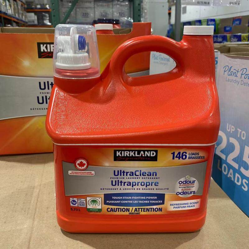上海costco购美国kirkland/科克兰洗衣液洗衣精清香型5.73l家庭装