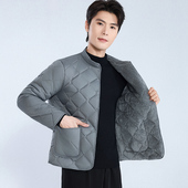 防寒保暖内胆外套棉服爸爸装 加绒加厚棉衣冬季 2025秋冬新款 男士