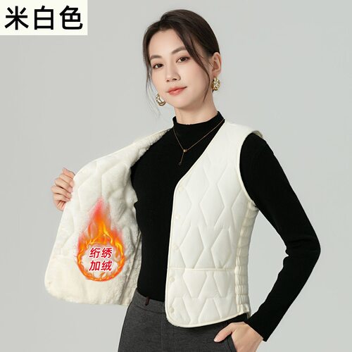 2026爆款推荐加绒加厚马甲女