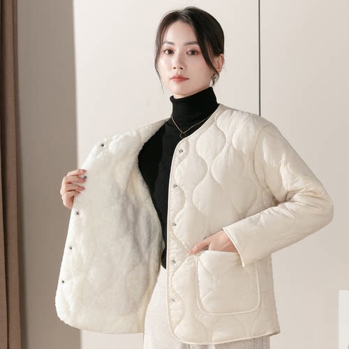 2025羽绒棉加绒加厚百搭保暖内胆