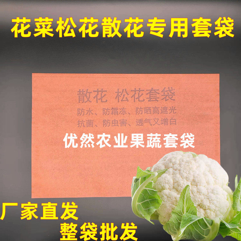 双层加厚防水防虫防晒花菜松花散花有机菜花专用套袋子纸保护套袋,农机/农具/农膜,水果套袋/果袋,淘宝优惠券,粉丝福利购,淘宝优惠卷