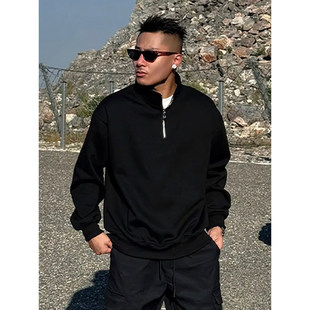 320g重磅华棉宽松卫衣外套男W6080 新款 网图 2026春季