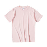 Heavy-duty solid color non-transparent 250g pure cotton round-neck short-sleeved T-shirt, thick pure white base layer T-shirt, men's and women's T-shirt top thumbnail 6