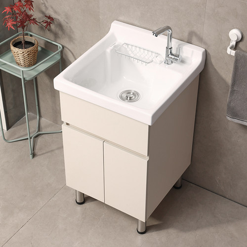 深槽洗衣池小户型阳台柜