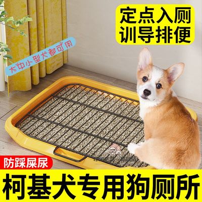 柯基专用狗狗厕所小型犬宠物尿盆防踩屎大小便神器拉屎狗砂盆便盆