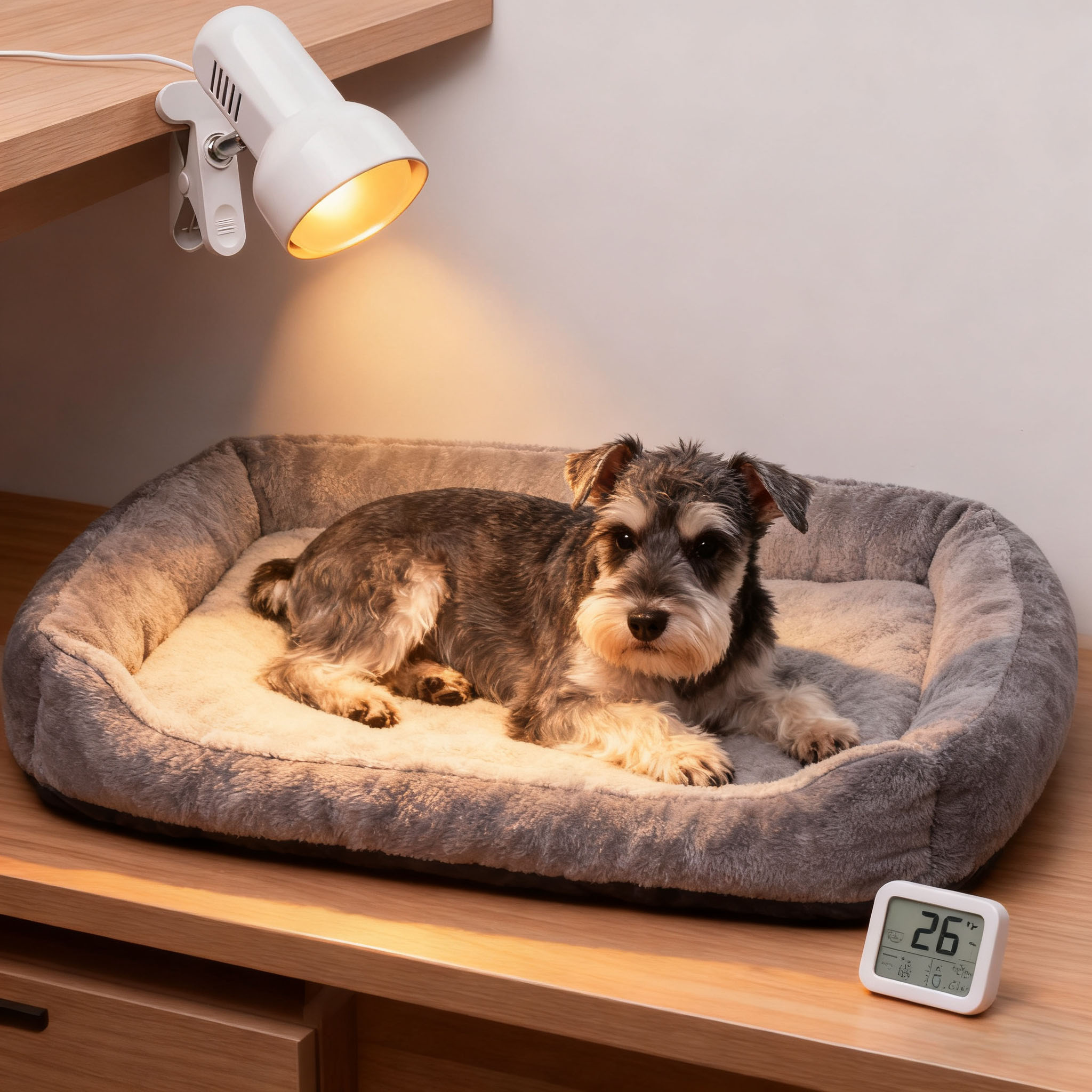 雪纳瑞专用取暖灯宠物保温灯狗加热灯暖灯恒温小太阳金丝熊狗宝宝