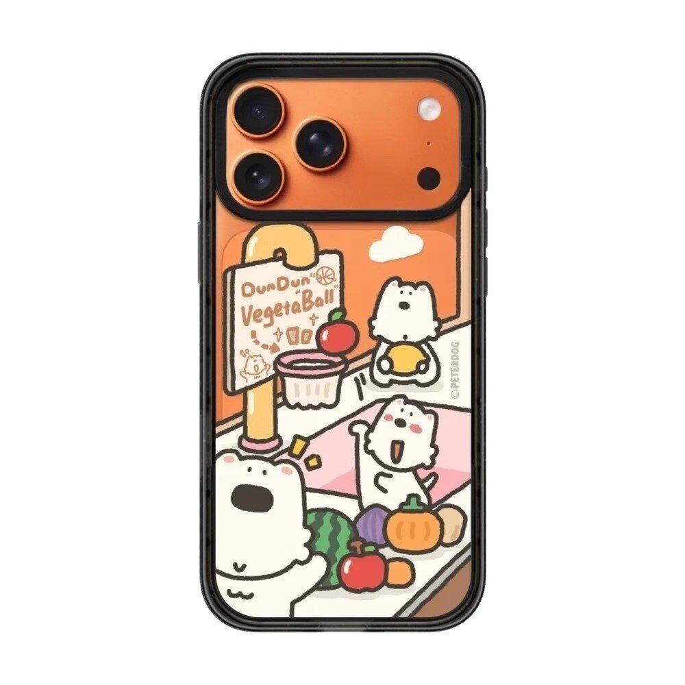 【韩国代购】星宇橙狗狗三分地透明手机壳适用iphone17/16promax保护套苹果15/14pro/plus新款13磁吸潮牌12女