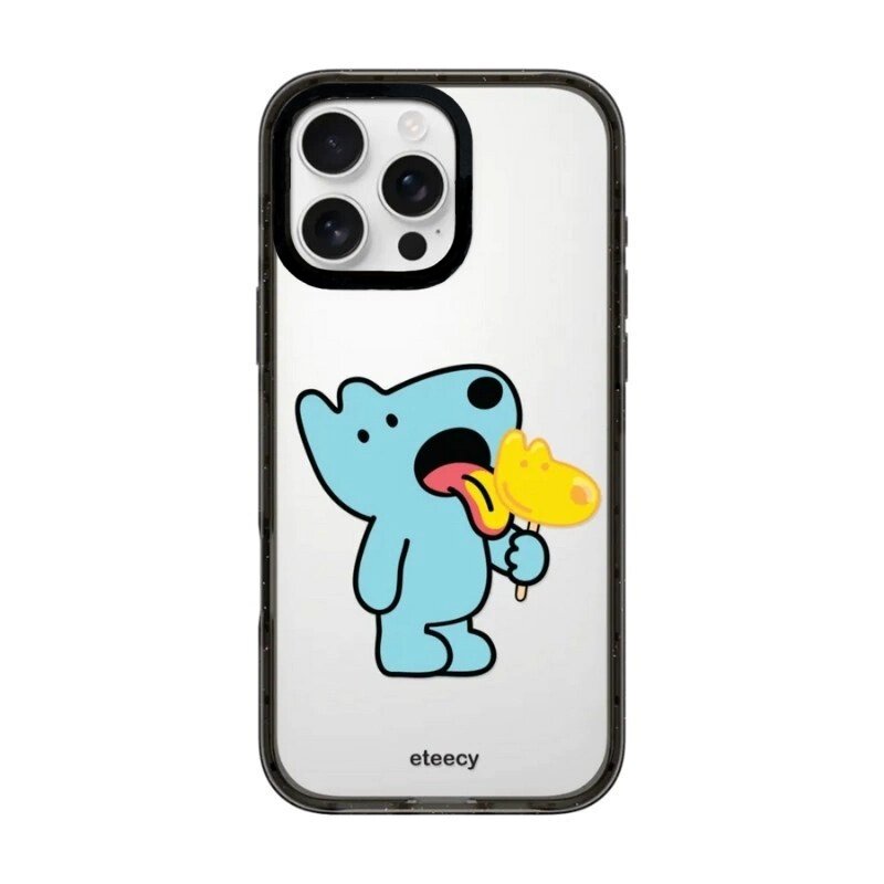 【韩国代购】狗狗吃糖透明手机壳适用苹果17/16promax保护套iphone15/14pro/plus防摔13/12磁吸Magsafe11潮牌
