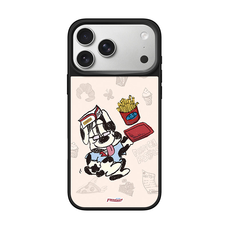 【韩国代购】新款狗狗服务员镜面手机壳适用苹果17/16promax保护套iphone15/14pro/plus防摔13/12磁吸Magsafe