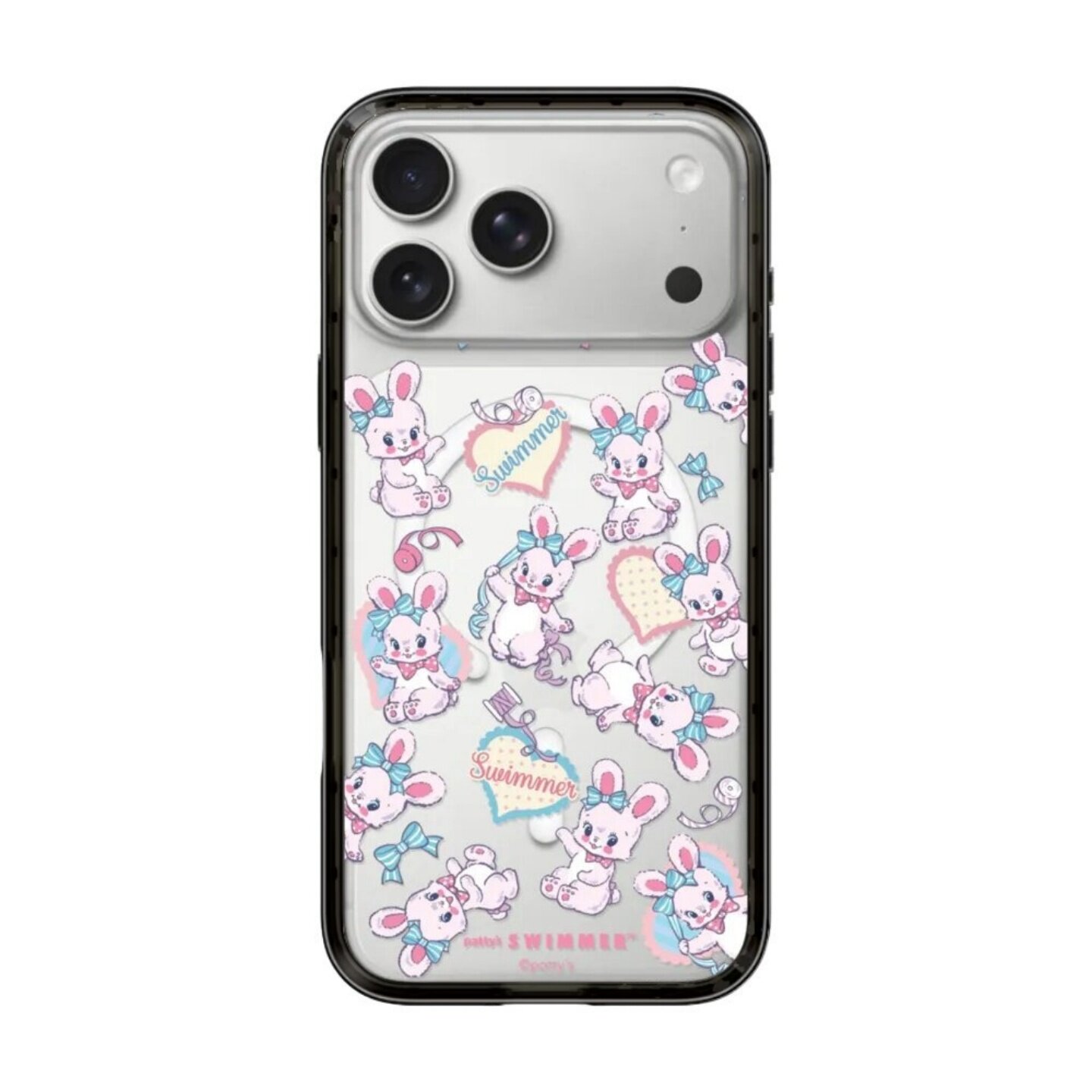 【韩国代购】纤巧版甜心蝴蝶结兔子适用苹果17promax手机壳iphone16/15/14pro/plus外壳苹果13ins磁吸Magsafe