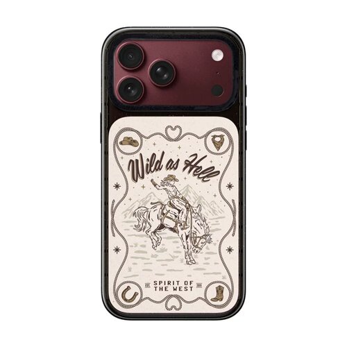【韩国代购】新款镜面晶釉牛仔骑马适用iphone18promax手机壳苹果17promax外壳苹果18pro磁吸Magsafe17pro