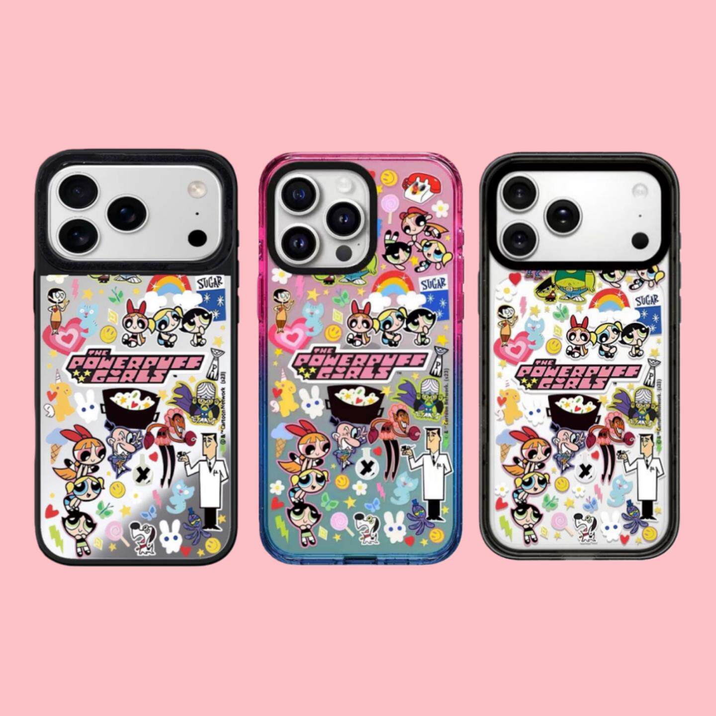 【韩国代购】飞天小女警贴纸手机壳适用苹果17promax新款保护iphone16/15/plus/pro透明14/13/12磁吸Magsafe