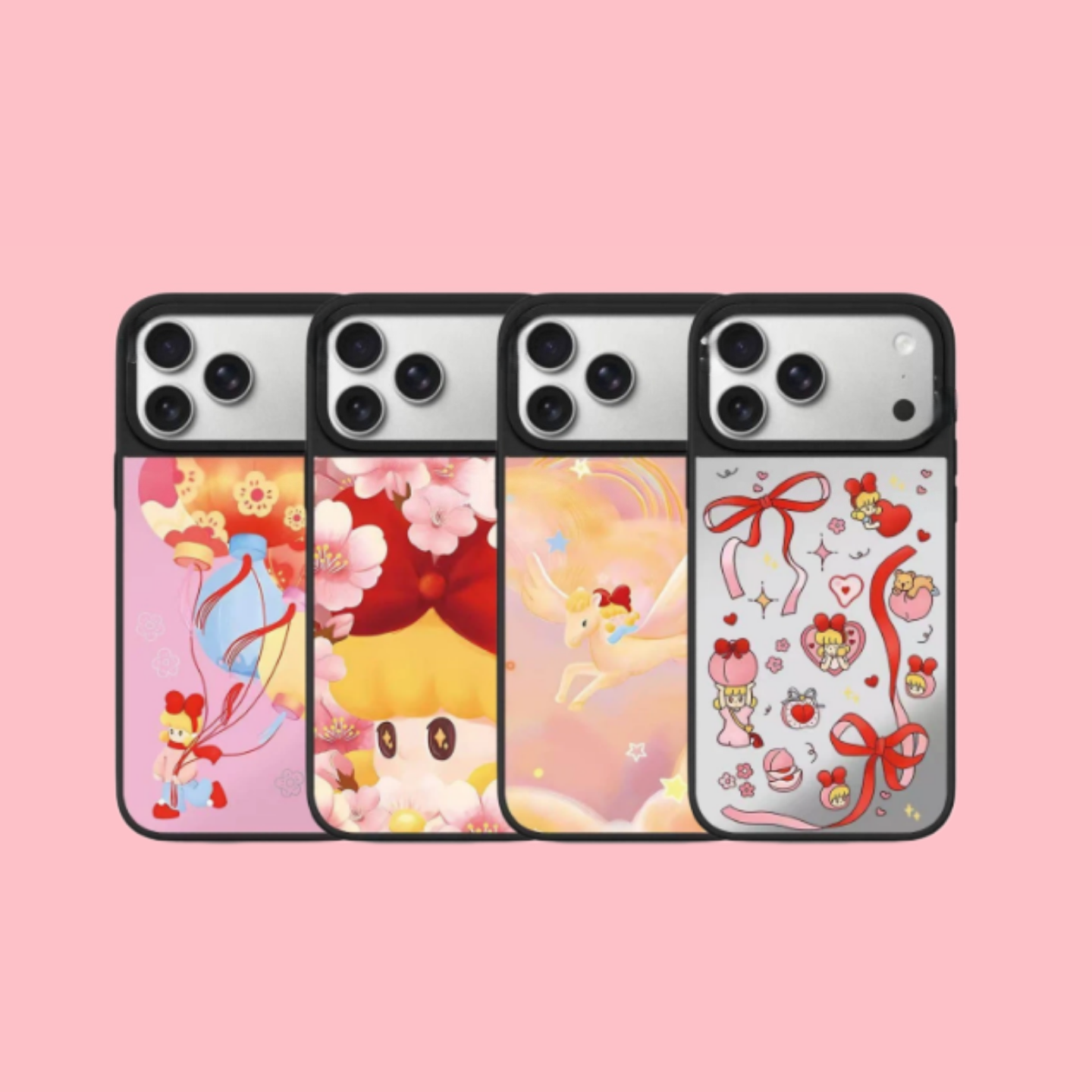 【韩国代购】新年捧花少女手机挂绳手链适用苹果17promax手机壳iphone16plus保护15/1413pro磁吸Magsafe12ins