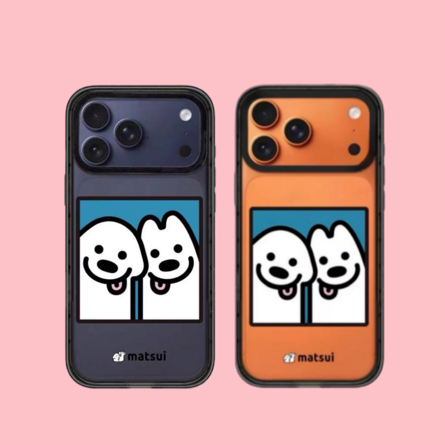 【韩国代购】可爱狗狗合照透明手机壳适用苹果17/16promax保护套iphone15/14pro/plus防摔13/12磁吸Magsafe11