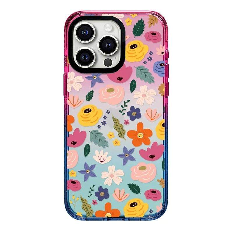 【韩国代购】新款棉花糖绿叶红花适用苹果17/16promax手机壳iphone15/14pro/plus保护套13/12磁吸Magsafe防摔