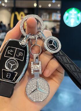 奔驰C260/C180钥匙套CLS320商务GLE350壳GLS450车GLA220扣SLK280