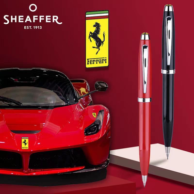 Sheaffer犀飞利100系列法拉利联名款原子笔自动铅笔金属笔身0.7尖