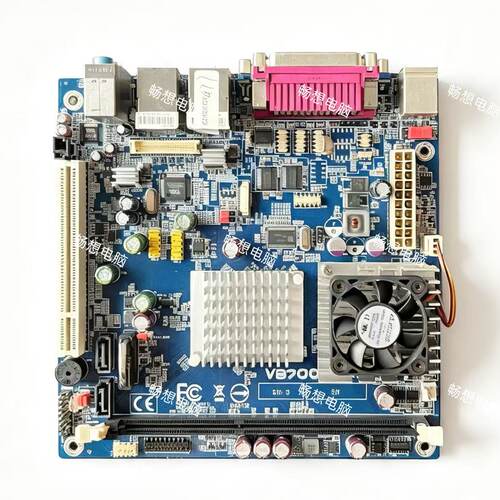 威盛VIA VB7009工控主板Mini-ITX POS主板 17*17嵌入式双千兆网口
