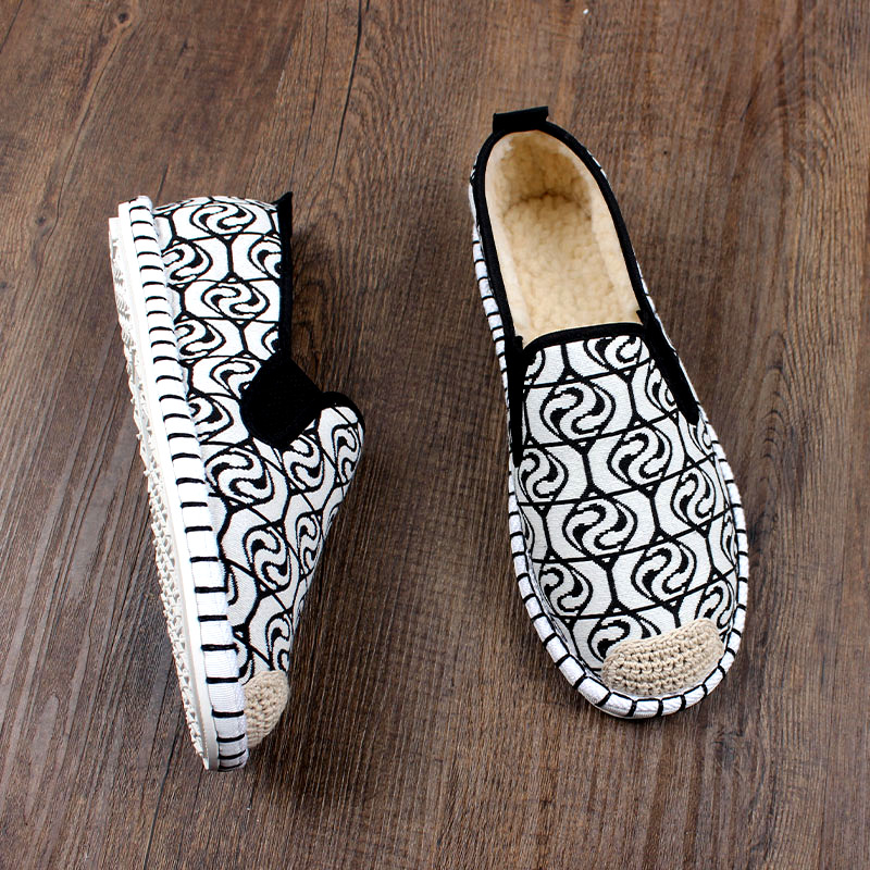 保暖棉鞋加绒老北京布鞋加厚二棉