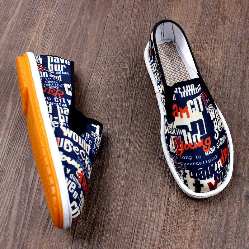 夏季新款老北京布鞋男款软底不累脚耐磨牛筋底透气一脚蹬工地休闲,流行男鞋,布鞋,淘宝优惠券,粉丝福利购,淘宝优惠卷