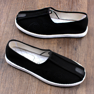 夏季新款老北京布鞋男手工千层底