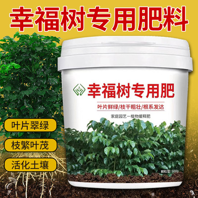 幸福树肥料专用肥增根壮苗除菌防掉叶盆栽小菜园通用四季有机肥料