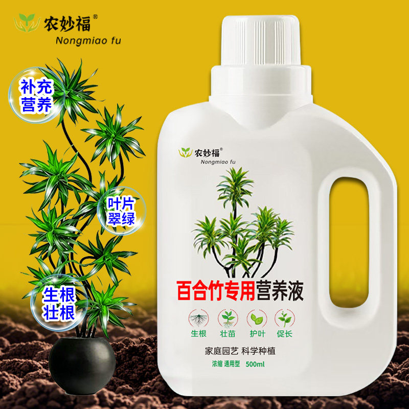 百合竹专用营养液家庭园艺养花促生根通用型水溶肥料免稀释有机肥图片