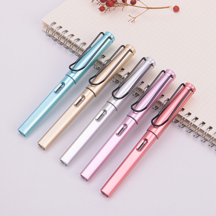 厂家直销 彩色仿金属款学生 正姿钢笔 办公宝珠笔 激光丝印LOGO,文具电教/文化用品/商务用品,钢笔,淘宝优惠券,粉丝福利购,淘宝优惠卷