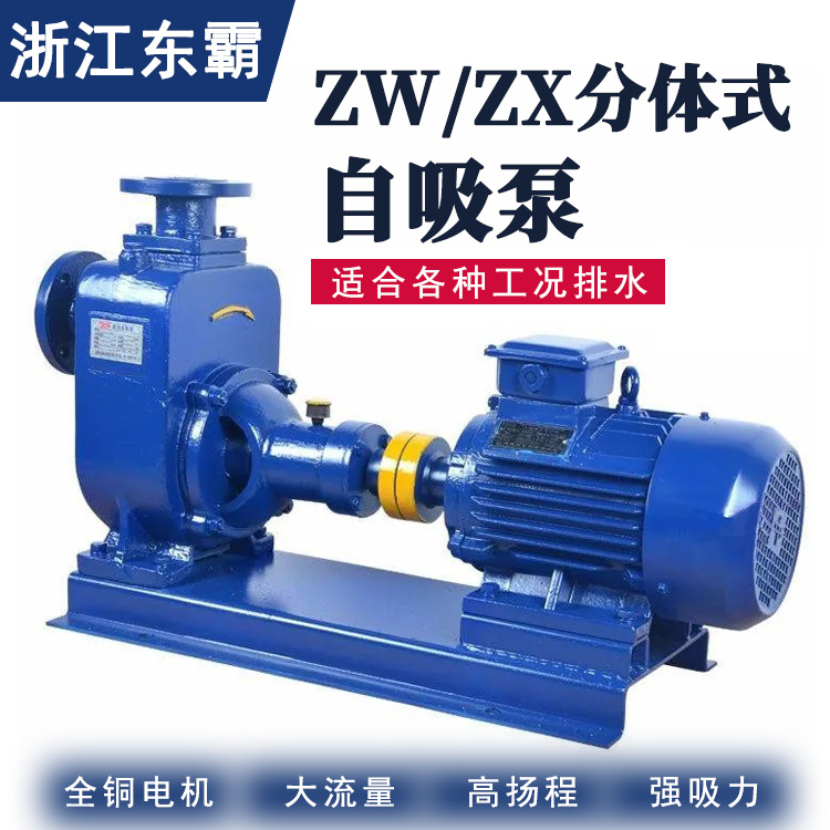 250ZW420-14无堵塞排污泵ZWP-20分体式不锈钢自吸污水泵ZWB防爆泵