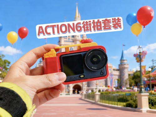 纸头哥ACTION6相机壳 拍摄套装 皮卡丘配色 兔笼手柄