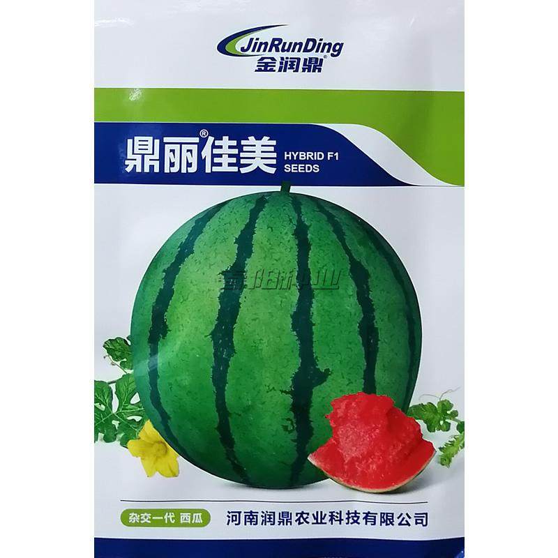 鼎丽佳美西瓜种子耐低温早春大棚美佳西瓜种籽糖度高脆甜超8424瓜