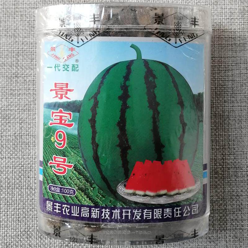 景丰9号地雷王西瓜种子皮薄坚韧