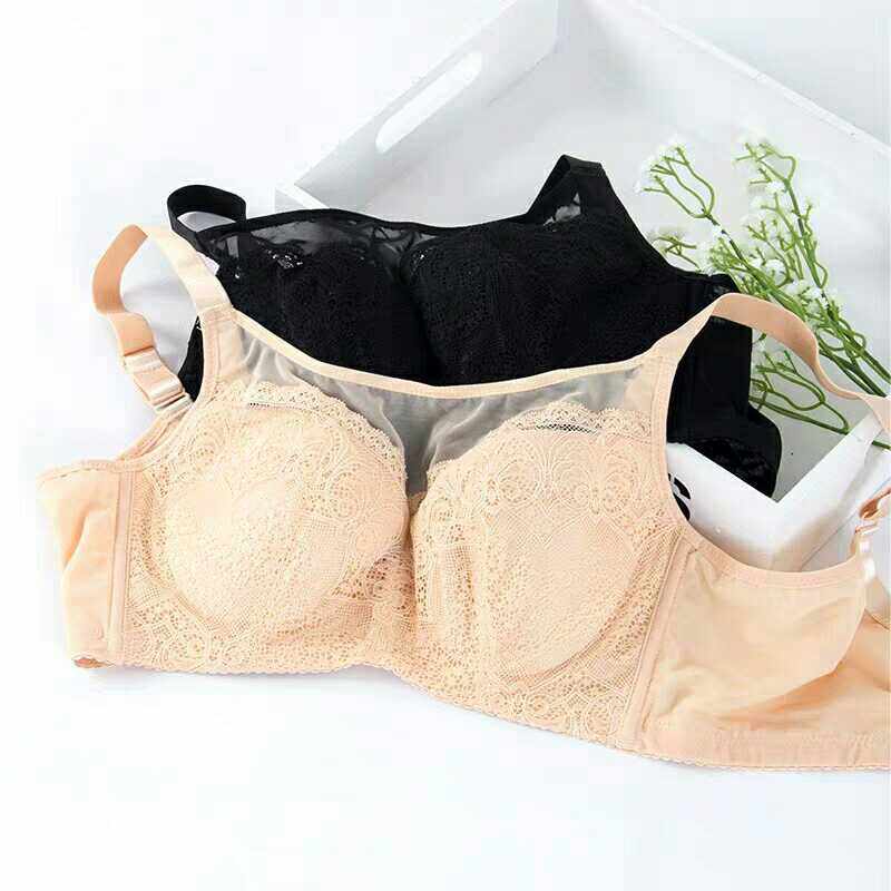 纤妍专柜正品内衣女大码薄款大胸显小抹胸防走光文胸BW0283