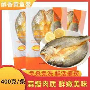 400克海肴膳醇香黄鱼鲞福建宁德大黄鱼黄花鱼新鲜冷冻黄瓜鱼