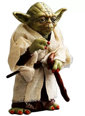 StarWars星球大战Yoda大师手办星战尤达宝宝布衣影视收藏模型摆件