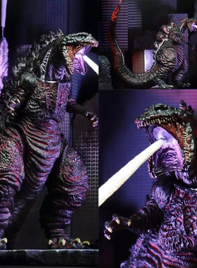 新核子哥斯拉可动手办 巨龙恐龙NECA玩具GODZILLA2怪兽之王限量版